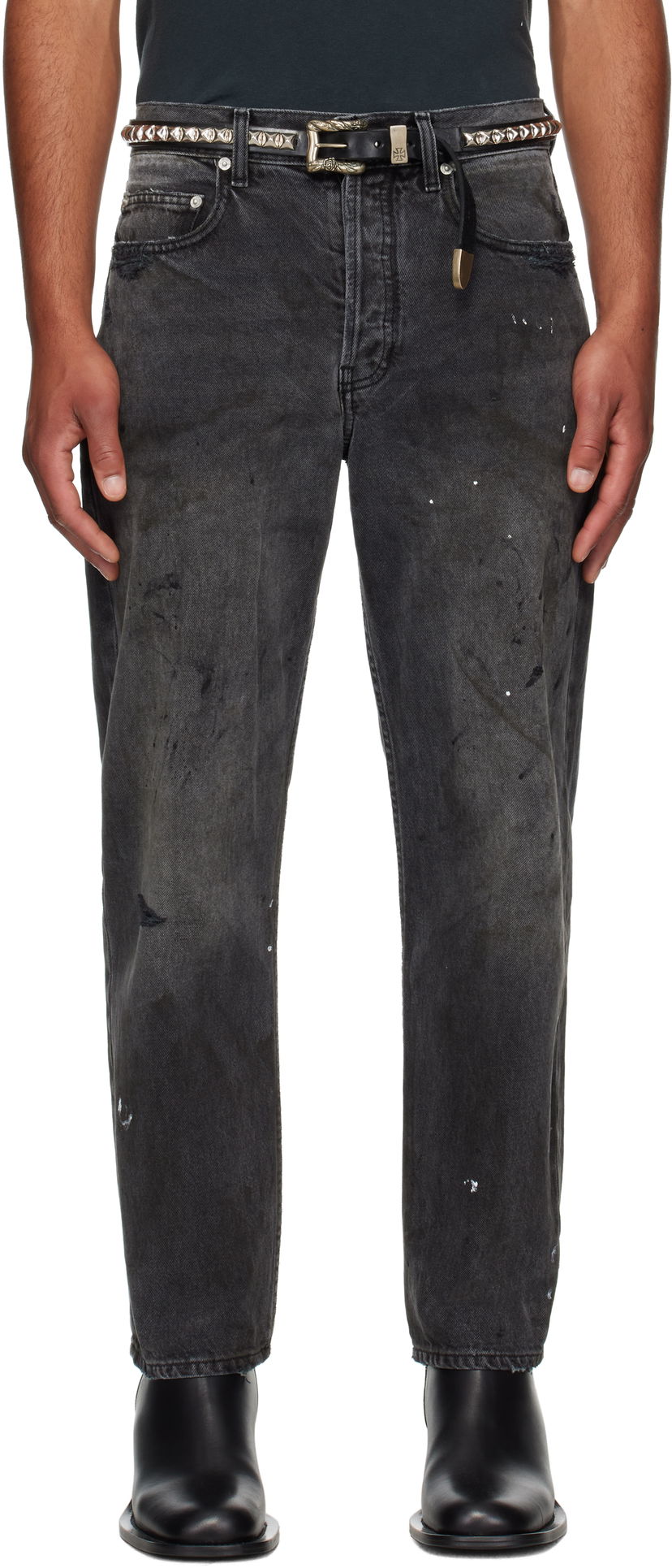 Джинси Enfants Riches Déprimés Enfants Riches Déprimés Baggy Jeans чорний | 050-405