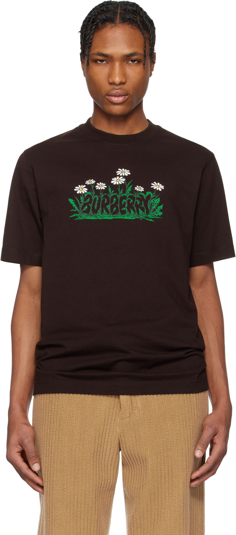 Футболка Burberry Daisy Logo Graphic T-Shirt Коричневий | 8102436