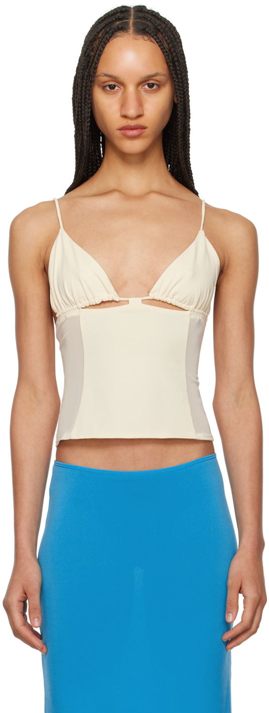 Бюстгальтер Miaou Miaou Ellie Cutout Tank Top бежевий | 7113JRBCRM