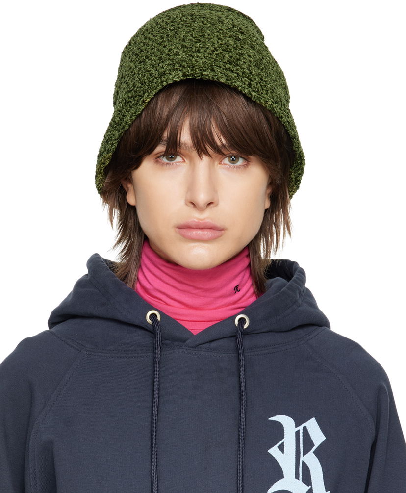 Світшоти BY FAR Fuzzy Bucket Hat Зелений | 23CRROBMLGCHEN