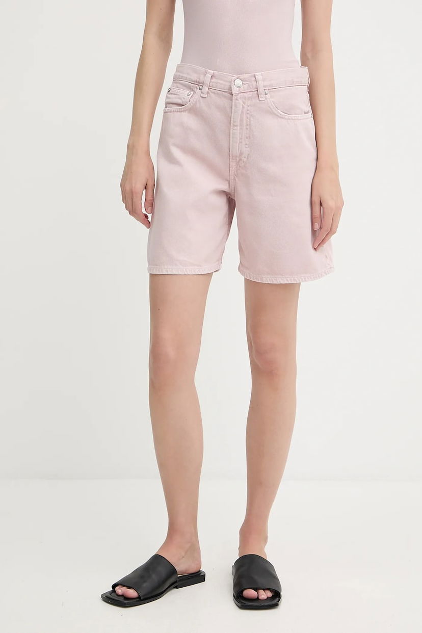 Шорти Samsoe Samsoe Samsoe Samsoe SASHELLY High Waist Shorts Рожевий | F25200013