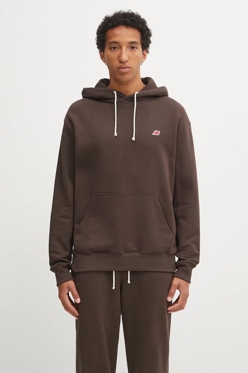 Світшоти New Balance MADE IN USA Core Hoodie Коричневий | MT43546RHE
