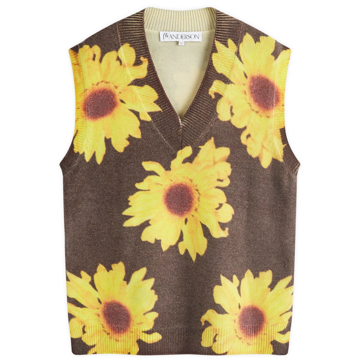 Cветр JW Anderson Printed Vest Коричневий | KW1305-YN0008-685, 0