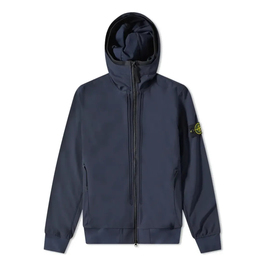 Вітровка Stone Island Hooded Soft Shell-R Jacket Синій | 761540427-V0020, 0