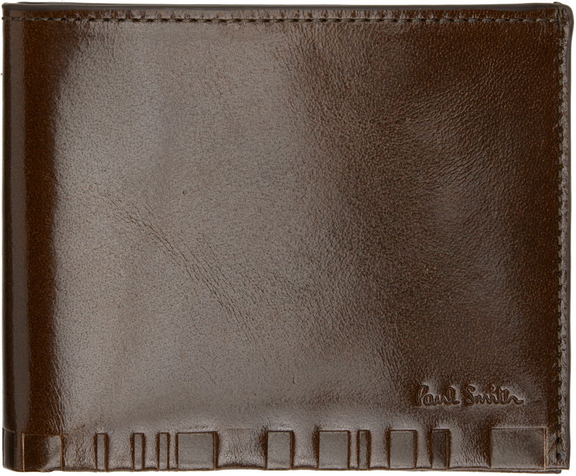 Гаманець Paul Smith Paul Smith Leather Shadow Stripe Billfold Wallet Коричневий | M1A-8112-PSTFOE