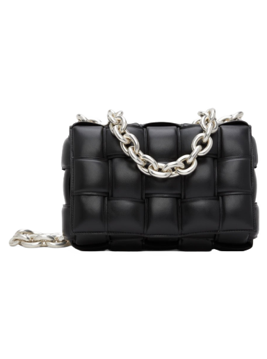 Сумка Bottega Veneta Padded Chain Cassette Bag чорний | 631421 VBWZ0
