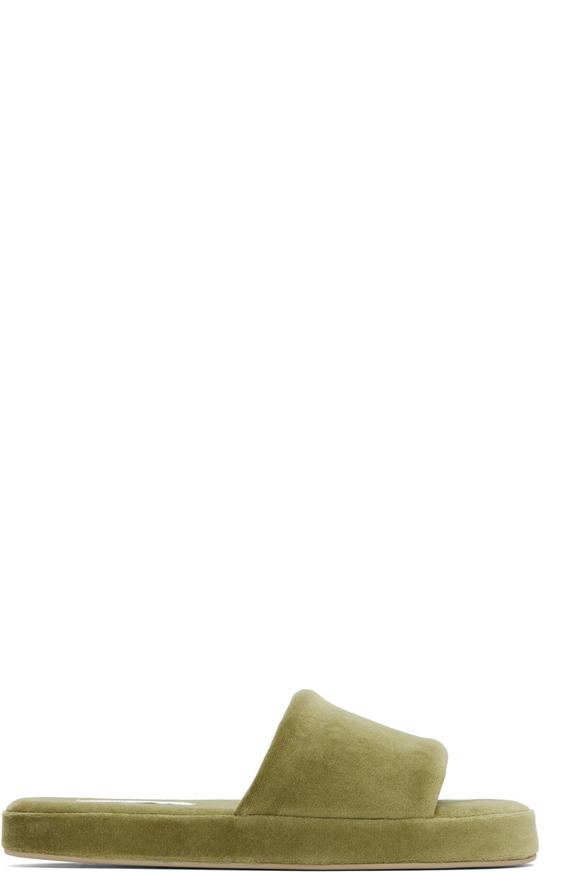 Одяг The Row The Row Pillow Slippers Зелений | F1610-L255