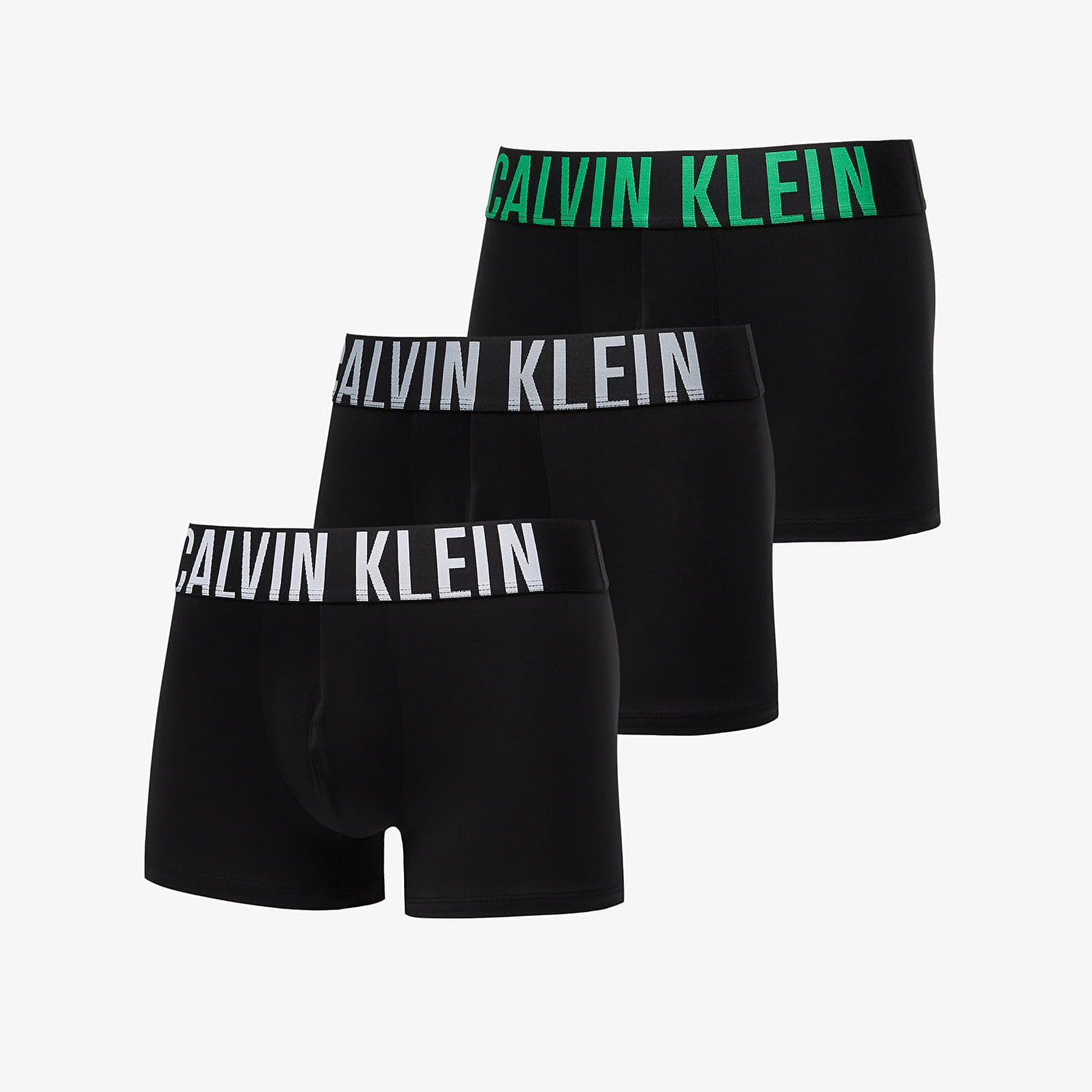 Боксери CALVIN KLEIN Intense Power Microfiber Stretch Trunk 3-Pack Black чорний | 000NB3775A VPA, 0
