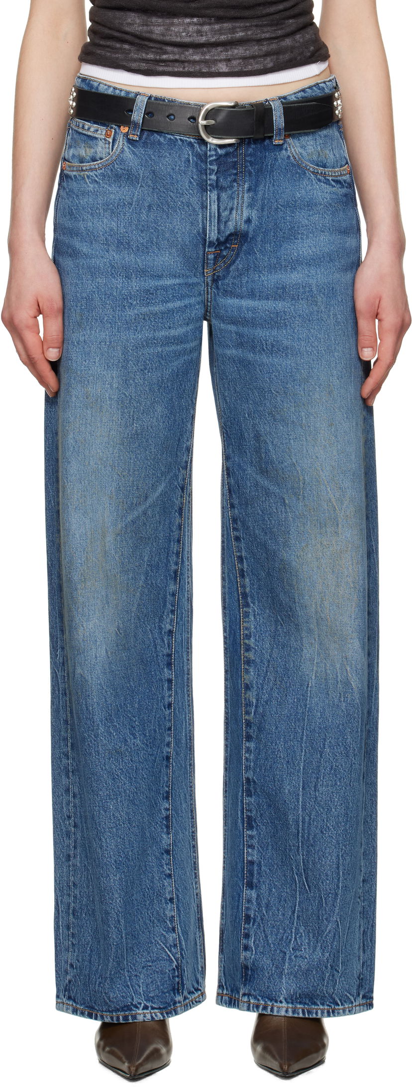 Джинси OUR LEGACY Our Legacy Treble Cut Jeans Синій | W2255TCD