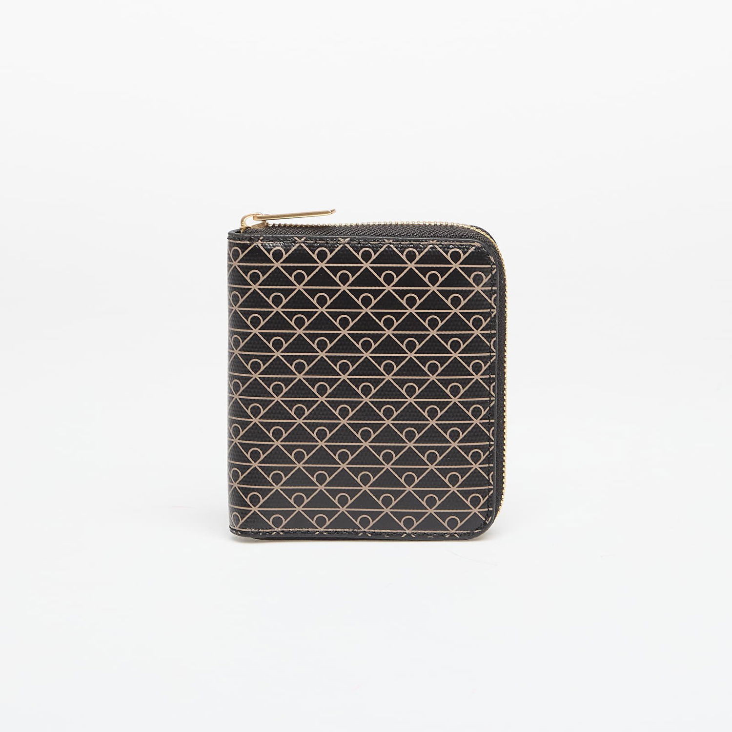 Гаманець CALVIN KLEIN Calvin Klein Emblem Aop Square Zip Around Wallet чорний | LV04F1089G 2XA, 1