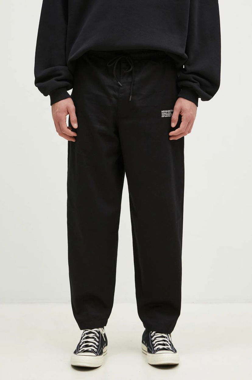 Спортивні штани Neighborhood NEIGHBORHOOD Easy Pants чорний | 242TSNH.PTM02