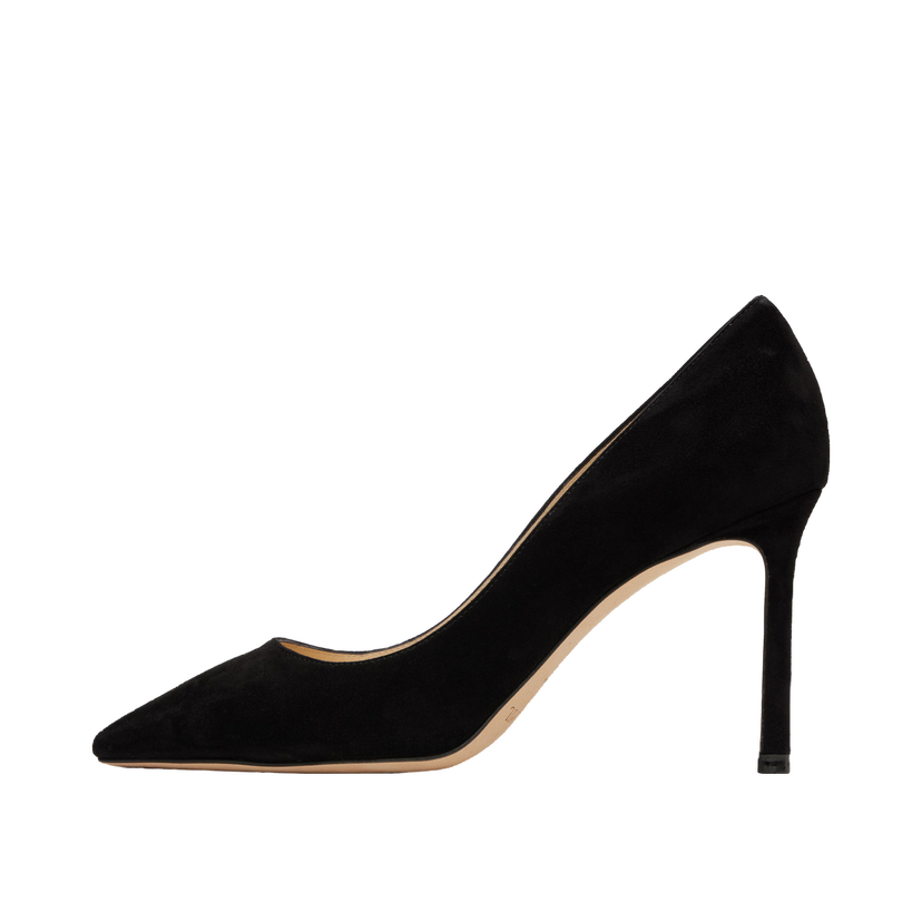 Кросівки та взуття Jimmy Choo Jimmy Choo Romy 85 Suede Heels чорний | ROMY 85 SUEDE