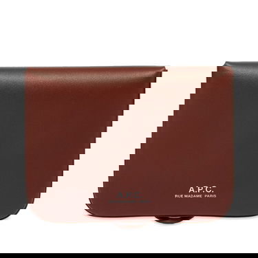 Гаманець A.P.C. Josh Wallet Бордовий | PXAWV-H63176-CAD, 0