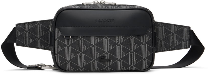 Поясна сумка Lacoste 'The Blend Monogram' Bag чорний | NH4004LX