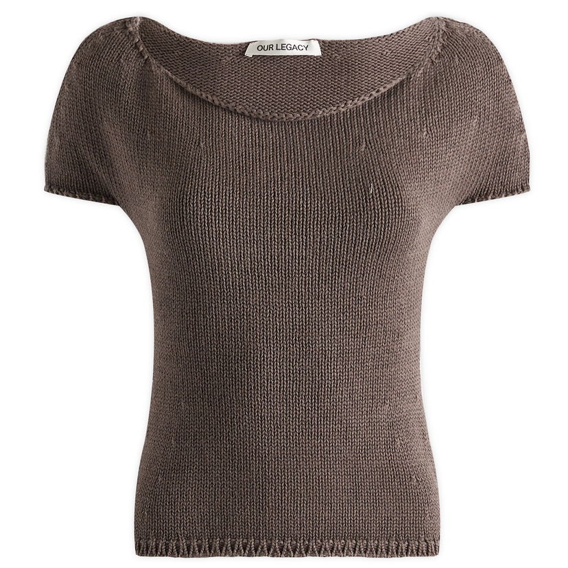 Cветр OUR LEGACY Our Legacy Women's Knitted Tank Top Коричневий | W2253SW