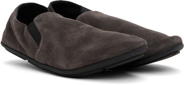 Кросівки та взуття The Row Vincit Suede Slippers Сірий | F2070-L40, 3