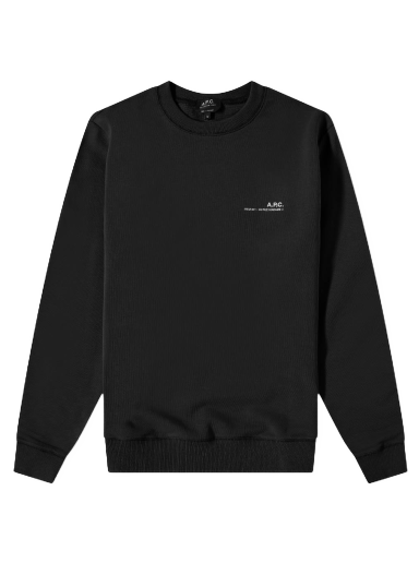 Cветр A.P.C. Item Logo Crewneck чорний | COFBQ-H27608-LZZ