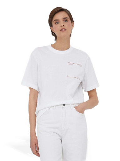 Футболка CALVIN KLEIN Boyfriend Tee білий | K20K205723