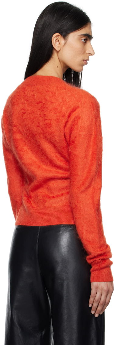 Cветр Nanushka Nanushka Kloe Fuzzy Crewneck Sweater Помаранчевий | NW25RSSW10222, 2