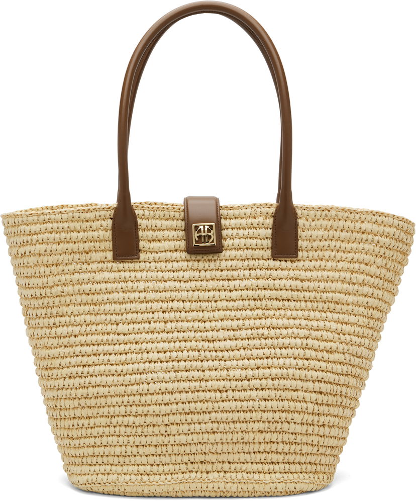 сумка-тоут Anine Bing ANINE BING Lou Monogram Tote бежевий | A-13-11224-NAT1
