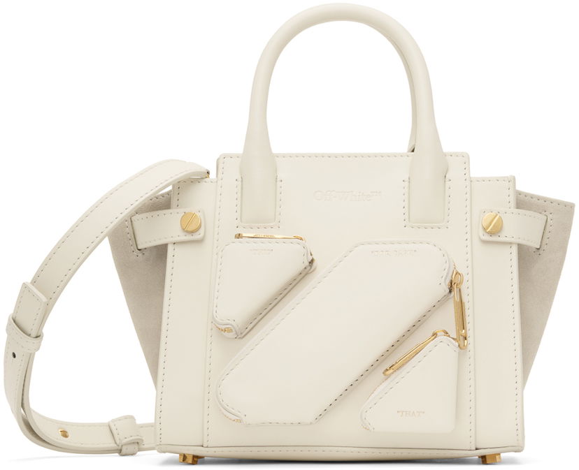 Сумочка Off-White Off-White Small City Bag білий | OWNA207S23LEA0010400