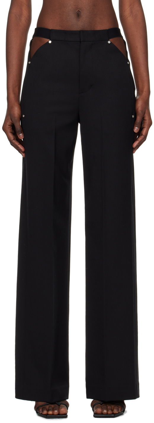 Штани Dion Lee Studded Cutout Trousers чорний | C2193SS24