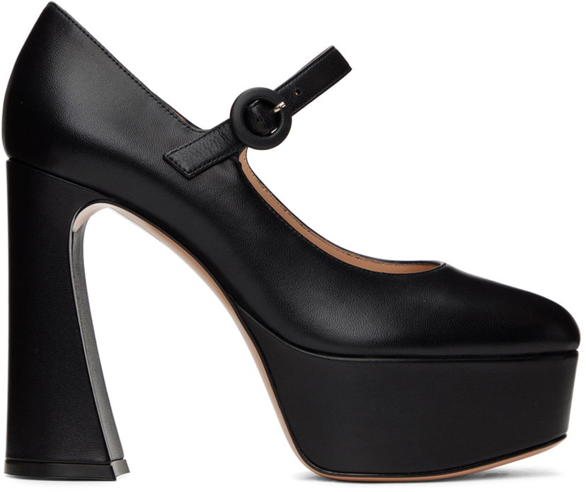 Кросівки та взуття Gianvito Rossi Platform Mary Jane Pumps чорний | G22183.70RIC.NAP