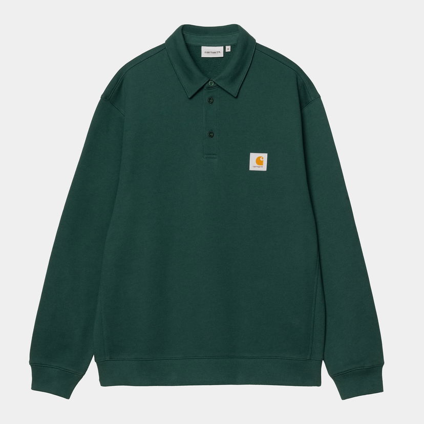 Світшоти Carhartt WIP Carhartt WIP Polo Sweatshirt Зелений | I035532_9