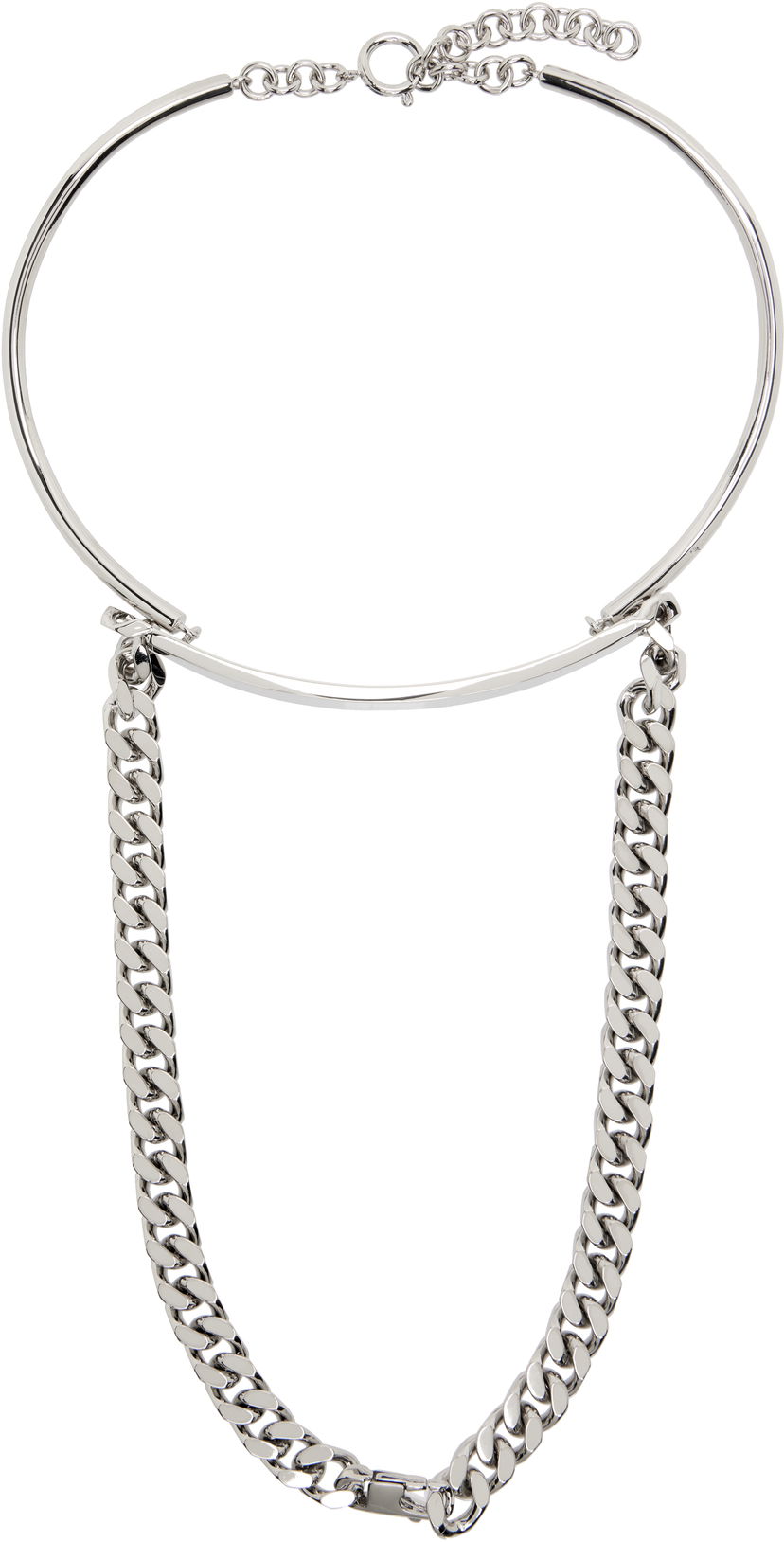 Кольє Maison Margiela MM6 Maison Margiela Mixed Chain Necklace Металік | SM6UU0080 P8371