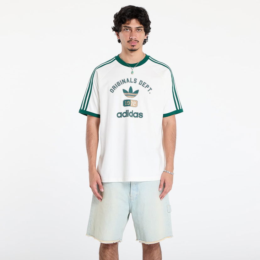Футболка adidas Originals 3-Stripes Originals Dept. Graphic Tee білий | KD6266