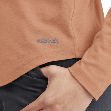 Футболка Allbirds Merino Long Sleeve Tee, Size XS Помаранчевий | A12106W, 3