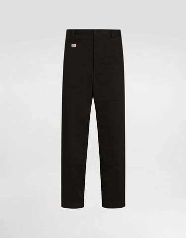 Штани карго Dolce & Gabbana Dolce & Gabbana Cotton Cargo Pants With Tag чорний | GP0RSTFUFL3N0000, 0