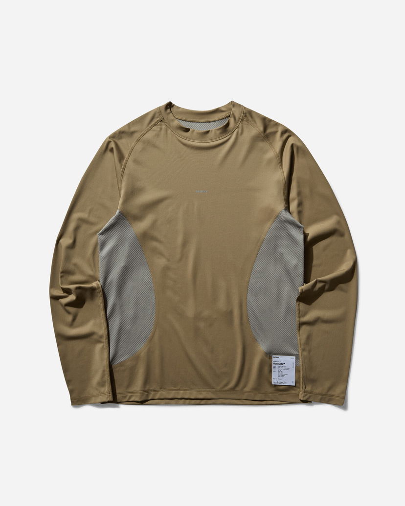Футболка Satisfy AuraLite Tech Longsleeve T-Shirt Коричневий | 11026 AG-SA