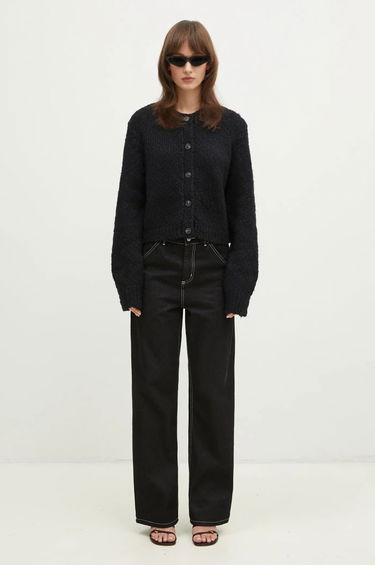 Cветр Samsoe Samsoe Samsoe Samsoe Sameryem Wool Cardigan чорний | F24400084, 4