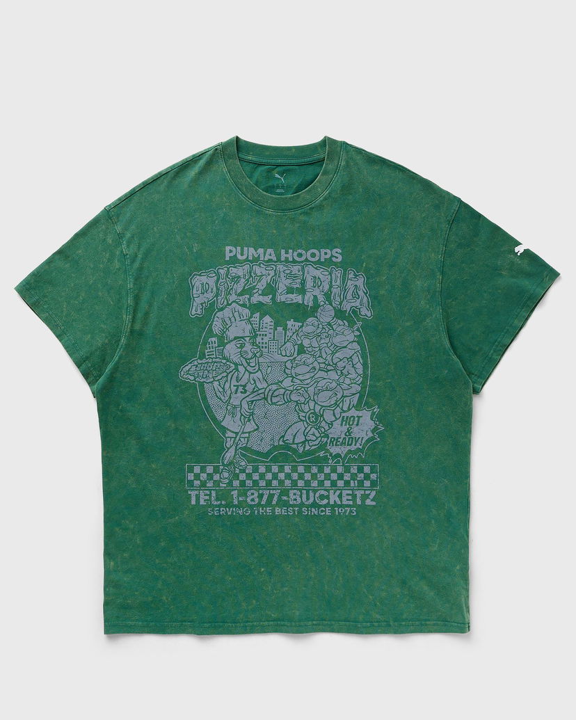 Футболка Puma Hoops x TMNT Graphic T-Shirt Зелений | 630928-02