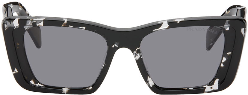 Сонцезахисні окуляри Prada Tortoiseshell Square Sunglasses чорний | 0PR 08YS 8056262085301