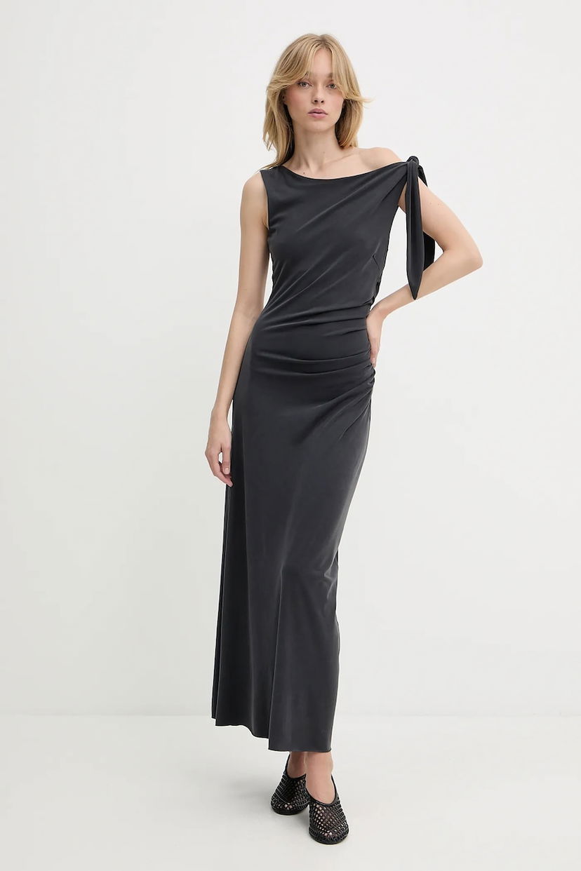 плаття Samsoe Samsoe Samsoe Samsoe SASUS Maxi Dress Сірий | F25200039