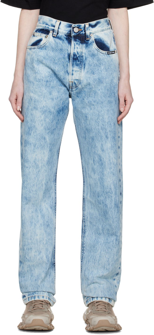 Джинси VETEMENTS Boiled Jeans Синій | VL14PA340B