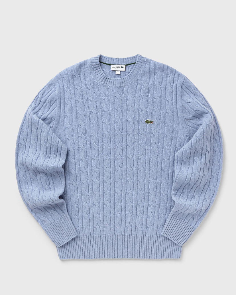 Cветр Lacoste Lacoste Cable Knit Sweater Синій | AH2924-HBP