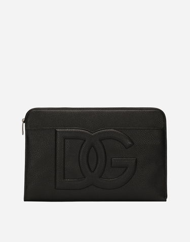 Гаманець Dolce & Gabbana Large Deerskin Clutch чорний | BM2337A803480999, 0