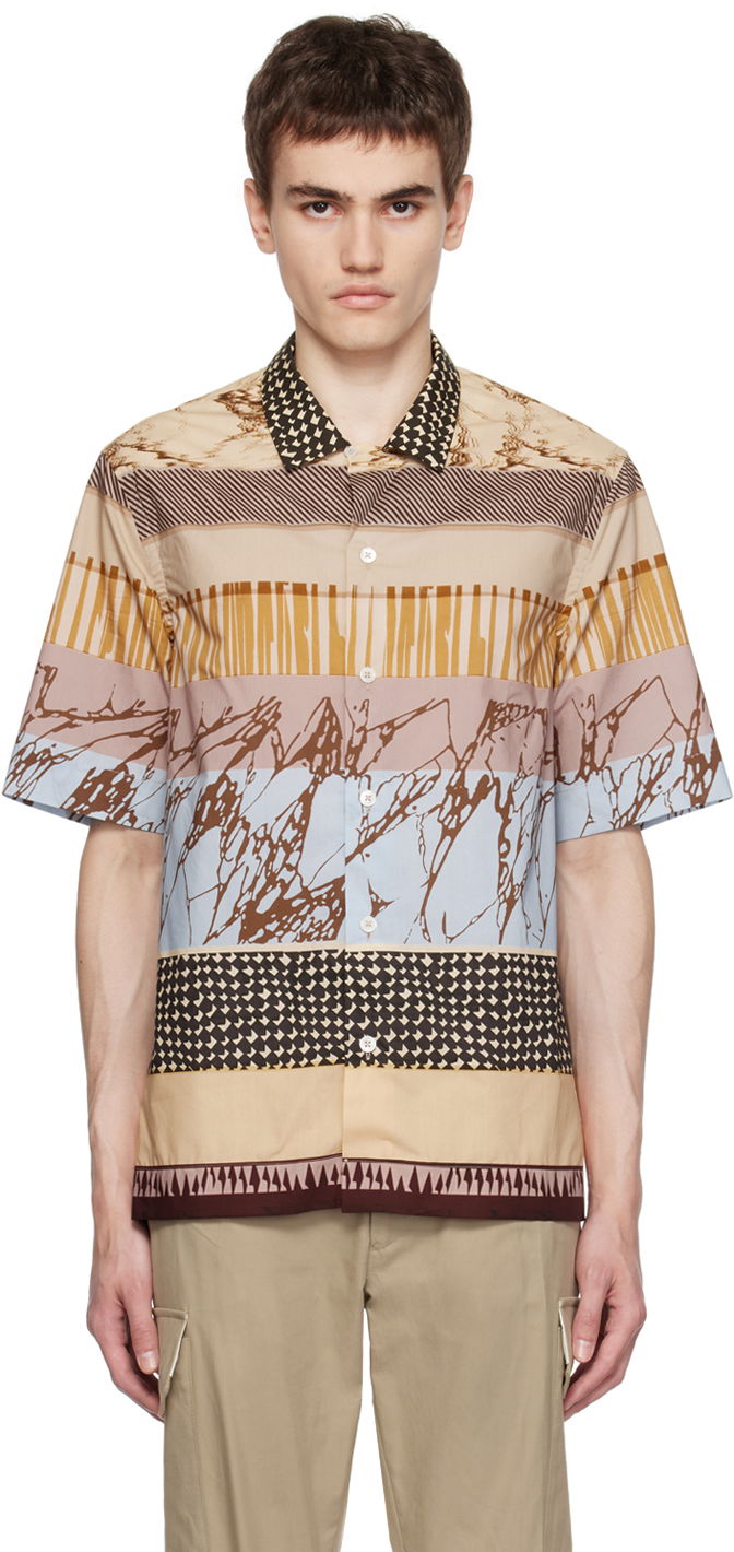 Сорочка Paul Smith Paul Smith Assembled Stripe Pattern Shirt Різнокольоровий | M1R-905U-L02114