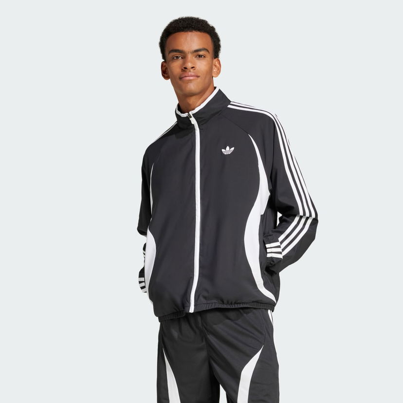Вітровка adidas Performance Black Track Jacket чорний | JC6227