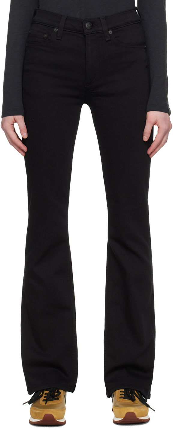 Джинси rag & bone Rag & Bone Peyton Bootcut Jeans чорний | WDD23S2928N5PE