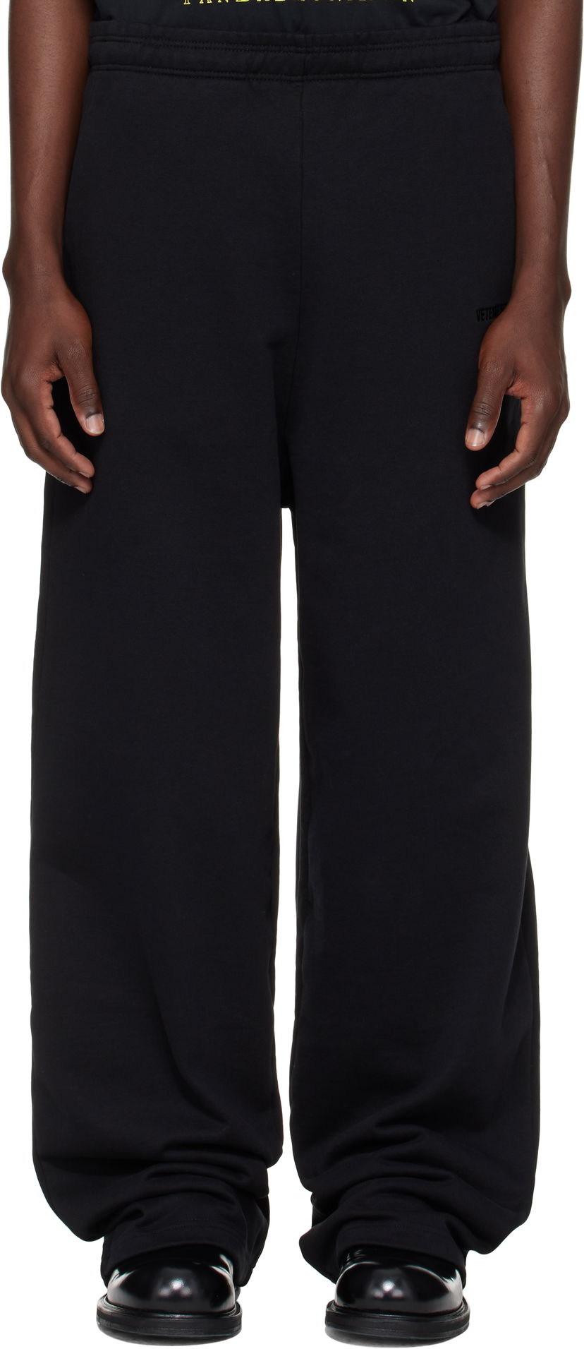 Спортивні штани VETEMENTS Vetements Logo Baggy Sweatpants чорний | UH76SP200B