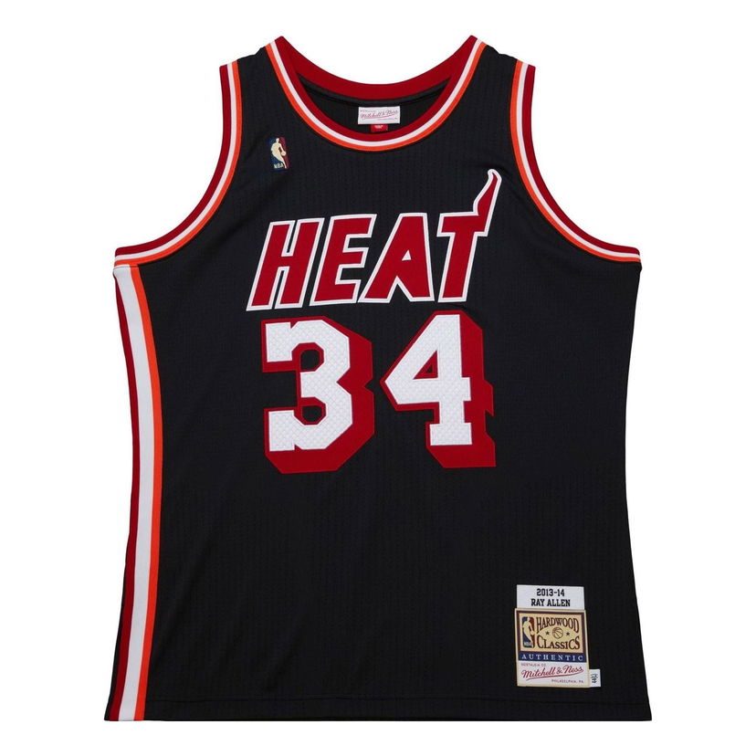 Джерсі Mitchell & Ness Miami Heat 'Ray Allen 34' Basketball Jersey чорний | AJY46495-MHE13RALBLCK