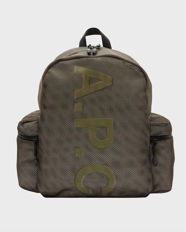 Рюкзак A.P.C. SAC A DOS TECH REBOUND Зелений | PSAEU-H62242-TCA, 0