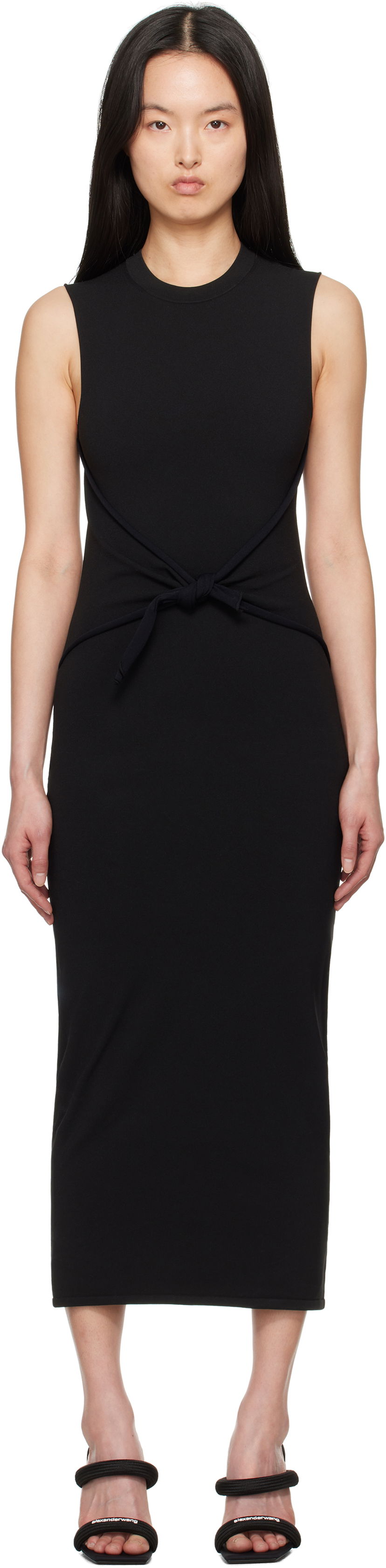 плаття Alexander Wang Alexander Wang Pre-Styled Bodycon Maxi Dress чорний | 1KC2256052