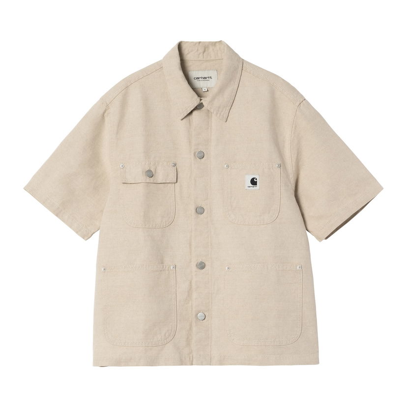 Сорочка Carhartt WIP Carhartt WIP Michigan Short Sleeve Shirt бежевий | I035573_6