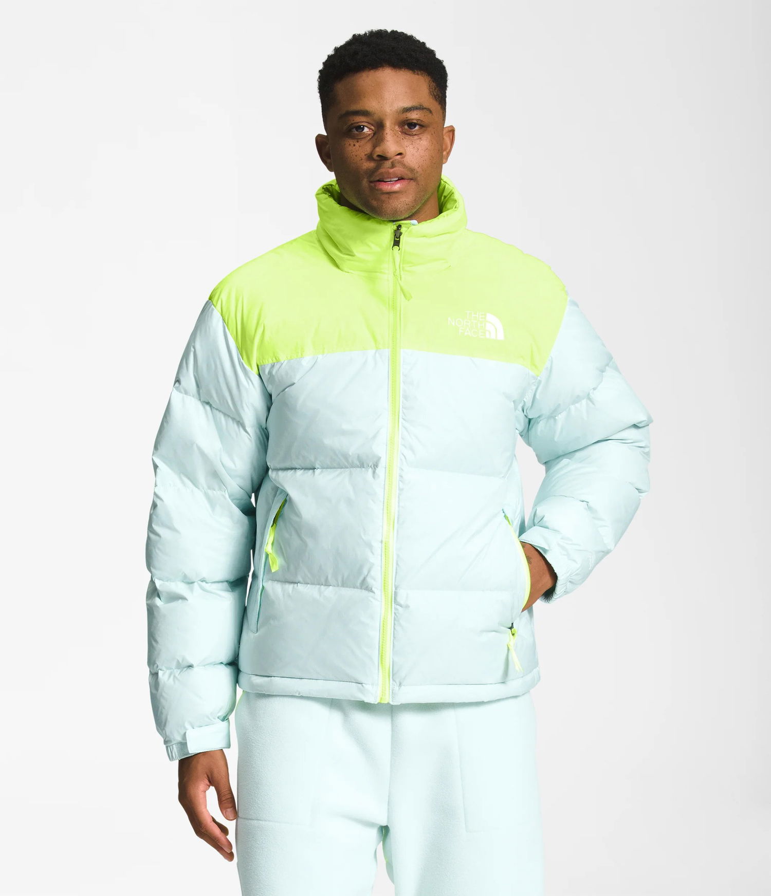 Пуховик The North Face M 1996 Retro Nuptse Jacket Бірюзовий | NF0A3C8DTK1, 0