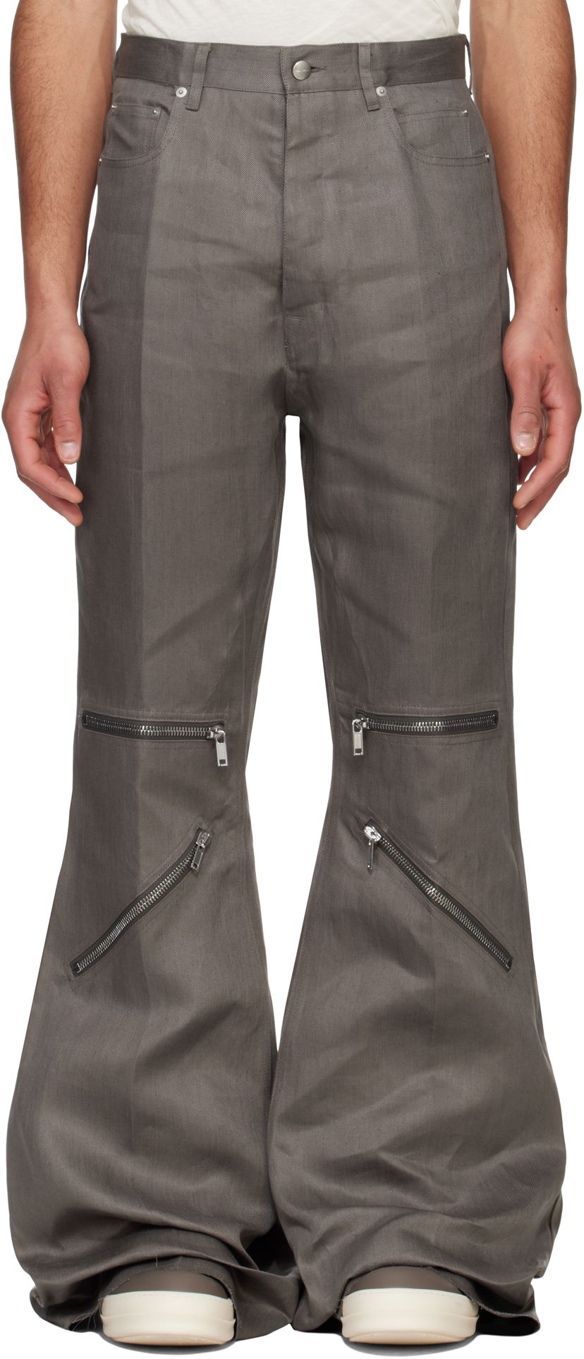 Штани Rick Owens Rick Owens Hollywood Bolan Cargo Pants Сірий | RU01E5336 TWL